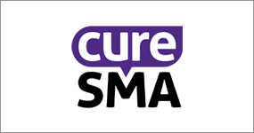 Cure SMA Logo in purple and black